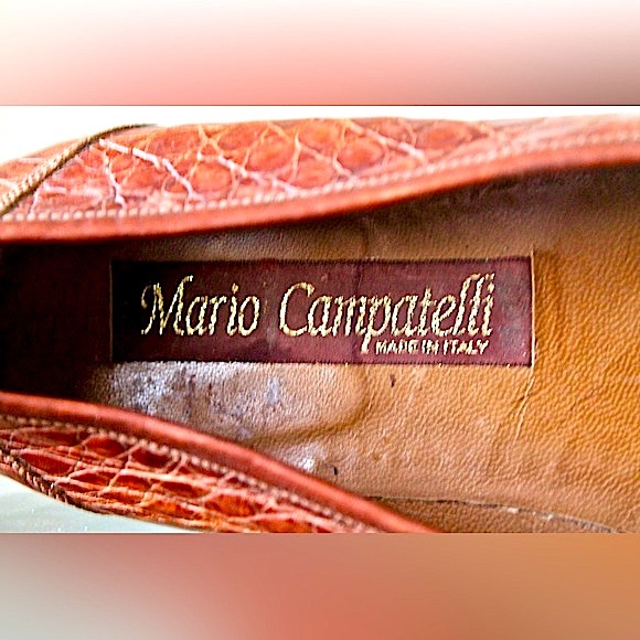 MARIO CAMPATELLI MENS CROC LOAFER SIZE 10 MADE IN ITALY - Picture 6 of 9